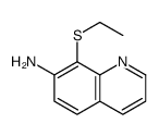 8-ethylsulfanylquinolin-7-amine结构式