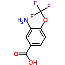 3-amino-4-(trifluoromethoxy)benzoic acid Structure