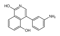 4-(3-aminophenyl)-5-hydroxy-2H-isoquinolin-1-one结构式