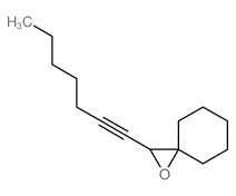 {1-Oxaspiro[2.5]octane,} 2-(1-heptynyl)-结构式