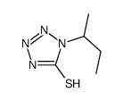 1-butan-2-yl-2H-tetrazole-5-thione Structure