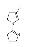 3-chloro-1-(4,5-dihydro-3H-pyrrol-2-yl)-4,5-dihydropyrrole structure