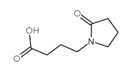 4-(2-氧代-1-吡咯烷)-丁酸结构式