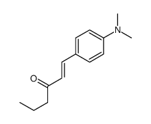 1-[4-(dimethylamino)phenyl]hex-1-en-3-one Structure