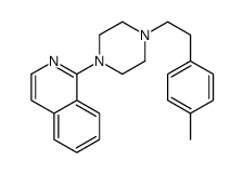 1-[4-[2-(4-methylphenyl)ethyl]piperazin-1-yl]isoquinoline Structure