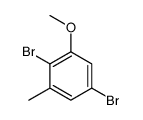 2,5-dibromo-3-methylanisole structure