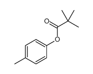 (4-methylphenyl) 2,2-dimethylpropanoate Structure