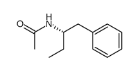 (N)-(1-phenyl-2-butyl)acetamide结构式