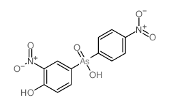 Arsinic acid,(4-hydroxy-3-nitrophenyl)(4-nitrophenyl)- (9CI)结构式