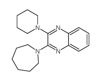 Quinoxaline,2-(hexahydro-1H-azepin-1-yl)-3-(1-piperidinyl)-结构式