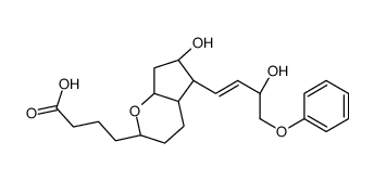 5,9-epoxy-16-phenoxy-prostaglandin F1结构式