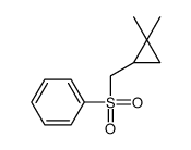 (2,2-dimethylcyclopropyl)methylsulfonylbenzene结构式