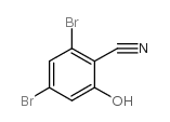 2,4-dibromo-6-hydroxybenzonitrile structure