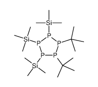 [2,3-ditert-butyl-4,5-bis(trimethylsilyl)pentaphospholan-1-yl]-trimethylsilane结构式