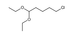 5-chlorovaleraldehyde diethyl acetal Structure