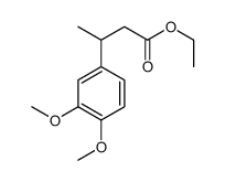 3-(3,4-Dimethoxyphenyl)butyric acid ethyl ester structure