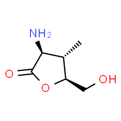 Arabinonic acid, 2-amino-2,3-dideoxy-3-methyl-, gamma-lactone (9CI) structure