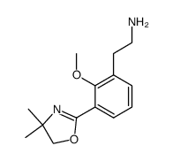 2-(3-(4,4-dimethyl-4,5-dihydrooxazol-2-yl)-2-methoxyphenyl)ethan-1-amine结构式