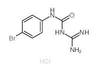 1-Amidino-3-(p-bromophenyl)urea hydrochloride Structure