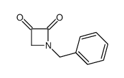 N-Benzyl-2,3-azetidinedione structure