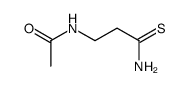 N-(3-amino-3-thioxopropyl)acetamide Structure