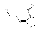 Ethanamine,2-chloro-N-(3-nitroso-2-oxazolidinylidene)-结构式