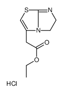 ethyl 2-(5,6-dihydroimidazo[2,1-b][1,3]thiazol-3-yl)acetate,hydrochloride Structure