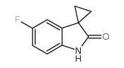 5'-氟螺[环丙烷-1,3'-二氢吲哚]-2'-酮结构式