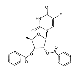 2',3'-di-O-benzoyl-5'-deoxy-5-fluorouridine Structure