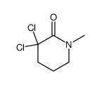 N-methyl 3,3-dichloro piperidone Structure