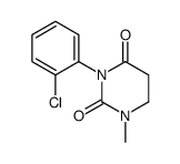 3-(2-chlorophenyl)-1-methyl-1,3-diazinane-2,4-dione结构式