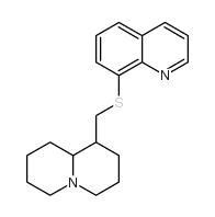 Thiolupinine ester 8-quinoline结构式