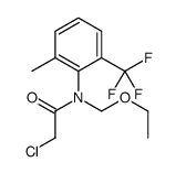 2-chloro-N-(ethoxymethyl)-N-(2-methyl-6-(trifluoromethyl)phenyl)acetamide Structure