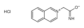 2-isoquinolin-2-ium-2-ylacetamide,chloride结构式