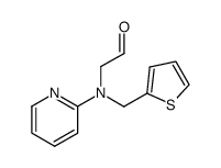 N-(2-pyridyl)-N-(2-thienylmethyl)aminoacetaldehyde结构式