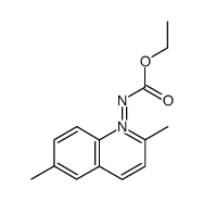 (2,6-dimethylquinolin-1-ium-1-yl)(ethoxycarbonyl)amide结构式