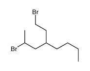 2-bromo-4-(2-bromoethyl)octane Structure