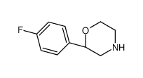 (2S)-2-(4-fluorophenyl)morpholine结构式