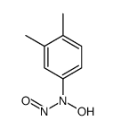 Benzenamine,N-hydroxy-3,4-dimethyl-N-nitroso- Structure