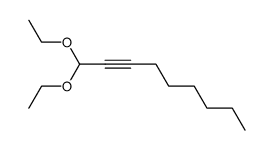 2-Nonyn-1-al diethyl acetal结构式
