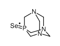 1,3,5-Triaza-7-phosphaadamantane-P-selenide结构式