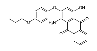 1-amino-2-(4-butoxyphenoxy)-4-hydroxyanthracene-9,10-dione Structure