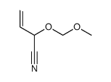 2-(methoxymethoxy)but-3-enenitrile Structure