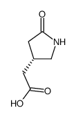 (S)-(-)-2-oxo-4-pyrrolidineacetic acid结构式