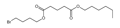 5-O-(4-bromobutyl) 1-O-hexyl pentanedioate结构式