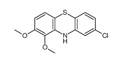 8-chloro-1,2-dimethoxy-10H-phenothiazine结构式