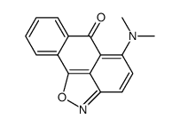 5-dimethylaminoanthra[1,9-c,d]isoxazol-6-one结构式