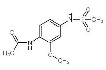 N-[2-METHOXY-4-(METHYLSULFONYLAMINO)PHENYL]ACETAMIDE structure