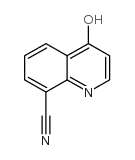 4-羟基喹啉-8-甲腈结构式