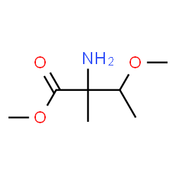 D-Isovaline, 3-methoxy-, methyl ester, threo- (9CI) structure